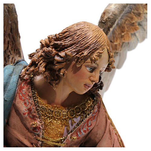 Verkündigung an Maria, Szene, für 30 cm Krippe von Angela Tripi, Terrakotta 9