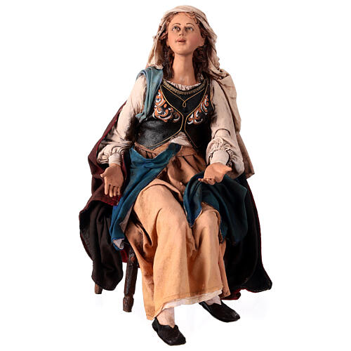 Scena dell' Annunciazione 30 cm Presepe Tripi 2