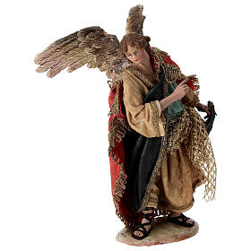 Angel standing announcing to shepherds by Angela Tripi 13 cm