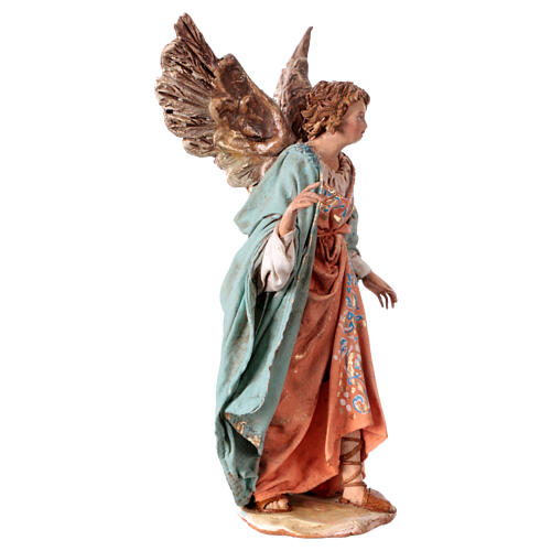 Angel standing announcing to shepherds by Angela Tripi 13 cm 4