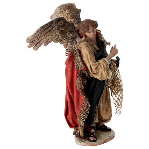 Angel standing announcing to shepherds by Angela Tripi 13 cm 4