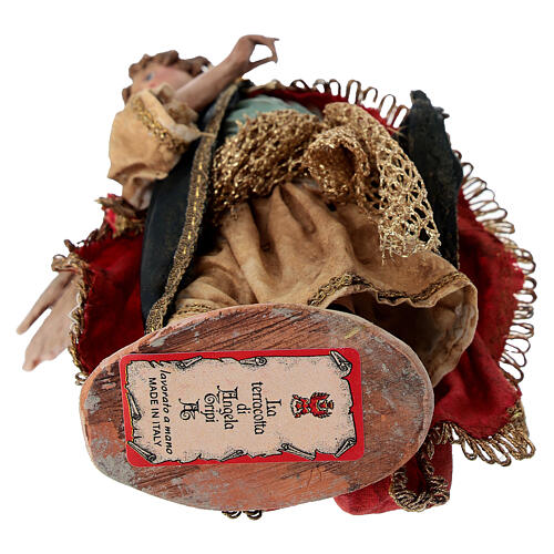 Angel standing announcing to shepherds by Angela Tripi 13 cm 6