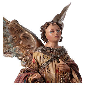 Presepe Angela Tripi: Angelo gloria in piedi, annuncio ai pastori 13 cm Tripi