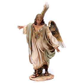 Angel standing announcing to shepherds by Angela Tripi 18 cm