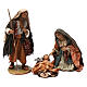 Heilige Familie, für 13 cm Krippe von Angela Tripi, Terrakotta s1