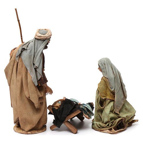 Natividad de terracota 3 piezas Angela Tripi 18 cm de altura media 5