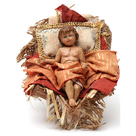 Presepe Angela Tripi: Bambinello culla 18 cm Angela Tripi
