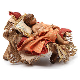 Presepe Angela Tripi: Bambinello culla 18 cm Angela Tripi