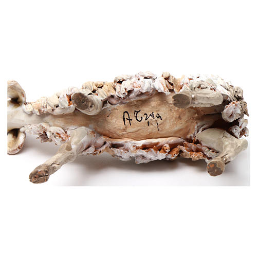 Sheep figurine for Nativity Angela Tripi 18 cm 4