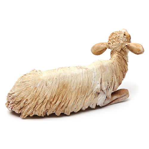 Sheep in terracotta 18 cm for Angela Tripi Nativity Scene 3