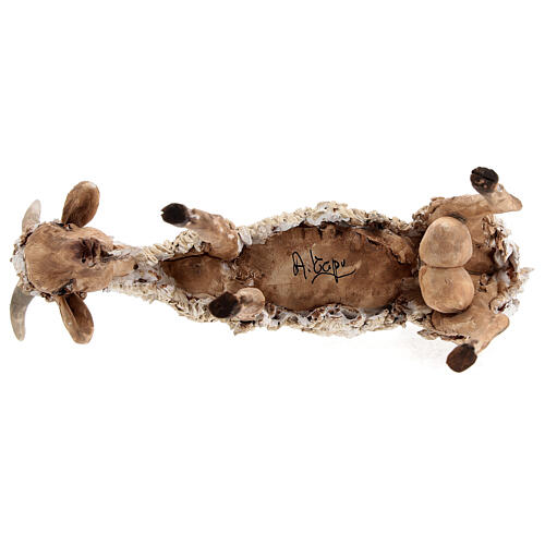 Capra in piedi 30 cm presepe Angela Tripi 6