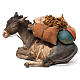 Sitting loaded donkey for 30 cm Nativity scene by Angela Tripi s3