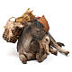 Sitting loaded donkey for 30 cm Nativity scene by Angela Tripi s4