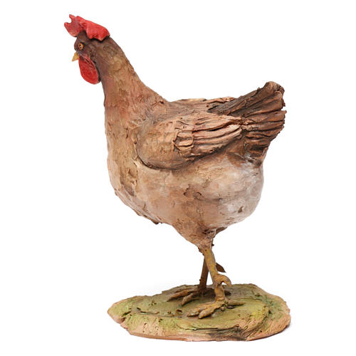 Chicken figurine for Nativity Angela Tripi 30 cm 2