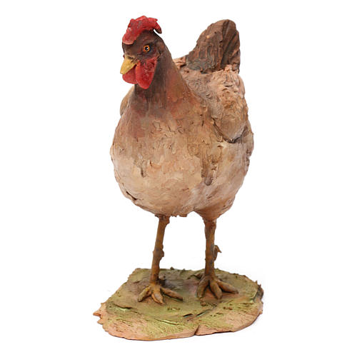 Chicken figurine for Nativity Angela Tripi 30 cm 4