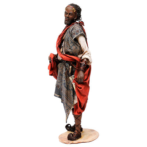 Moor armed Guard 30 cm Nativity Angela Tripi 3