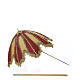 Stehender Diener mit Schirm, für 30 cm Krippe von Angela Tripi, Terrakotta s14