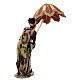Servo con ombrello 30 cm presepe Angela Tripi s13