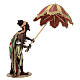 Servant with umbrella, 30 cm nativity Angela Tripi s7