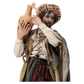 Mann mit Amphore, für 30 cm Krippe von Angela Tripi, Terrakotta