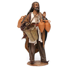 Presepe Angela Tripi: Uomo con anfore 30 cm presepe Angela Tripi