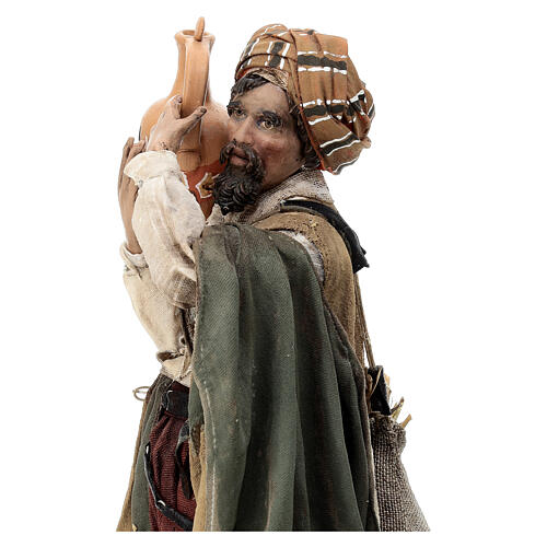 Man Carrying Jugs 30 cm Angela Tripi Nativity 4