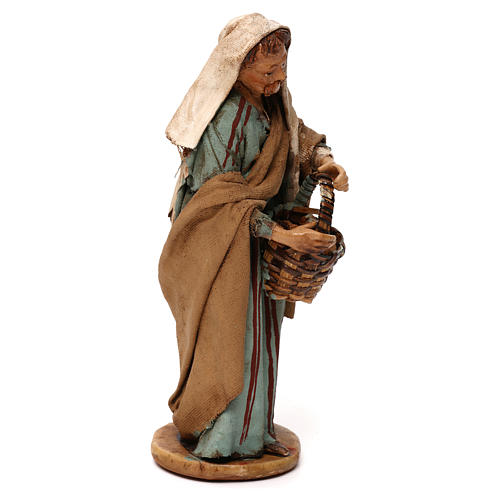 Nativity Scene figurine Man with basket, Angela Tripi 13 cm 4