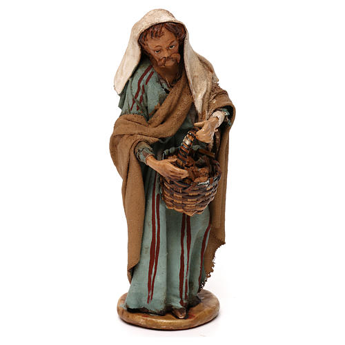 Shepherd with basket, 13 cm Tripi nativity 1