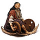 Nativity Scene figurine Man with wheels, Angela Tripi 18 cm s4