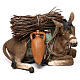 Nativity Scene figurine Loaded donkey, Angela Tripi 13 cm s1