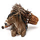 Nativity Scene figurine Loaded donkey, Angela Tripi 13 cm s2