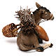 Nativity Scene figurine Loaded donkey, Angela Tripi 13 cm s4