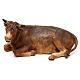 Brown ox resting, 18 cm in terracotta Tripi s1