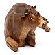 Brown ox resting, 18 cm in terracotta Tripi s2