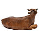 Brown ox resting, 18 cm in terracotta Tripi s3