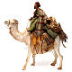 Camelo com homem sobre as costas dele para presépio Angela Tripi altura média 18 cm s1