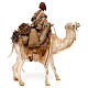 Camelo com homem sobre as costas dele para presépio Angela Tripi altura média 18 cm s5