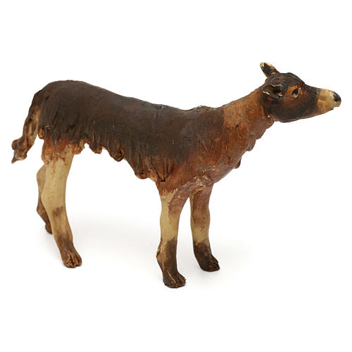 Hund, für 18 cm Krippe von Angela Tripi, Terrakotta 3