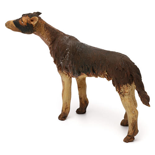 Hund, für 18 cm Krippe von Angela Tripi, Terrakotta 4