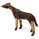 Cão preto para presépio Angela Tripi altura média 18 cm s4