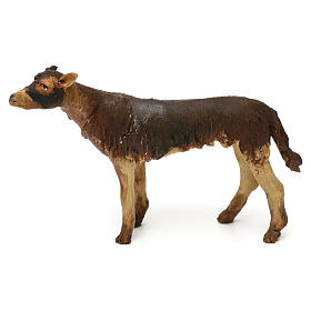 Black dog, 18 cm nativity Angela Tripi