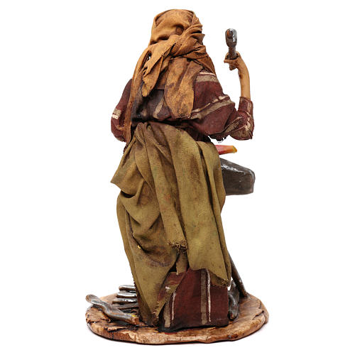 Nativity Scene figurine Man with anvil, Angela Tripi 18 cm 5