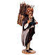 Man carring fire wood, 18 cm Angela Tripi Nativity Scene s5