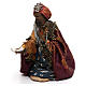 Nativity Scene figurine Kneeling dark King, Angela Tripi 18 cm s3