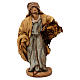 Nativity Scene figurine Man with herbs and straw, Angela Tripi 13 cm s1
