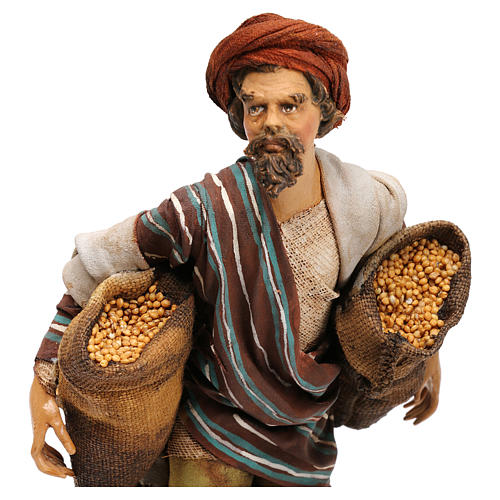 Seed seller, 18 cm nativity Angela Tripi 2