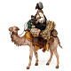 Homem Montando Camelo Presépio Angela Tripi com figuras de altura média 13 cm s1