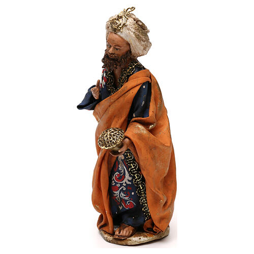 White wise king for Angela Tripi's Nativity Scene with 13 cm characters 9