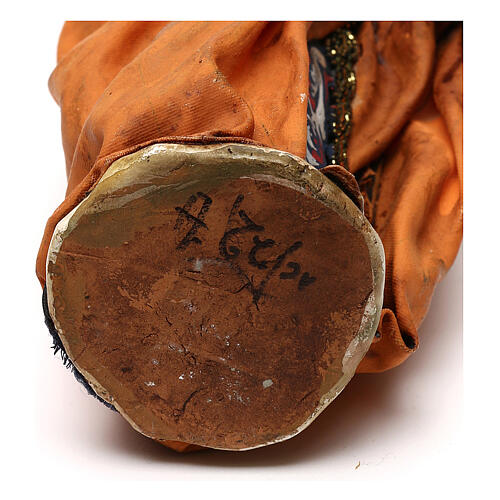 White wise king for Angela Tripi's Nativity Scene with 13 cm characters 12