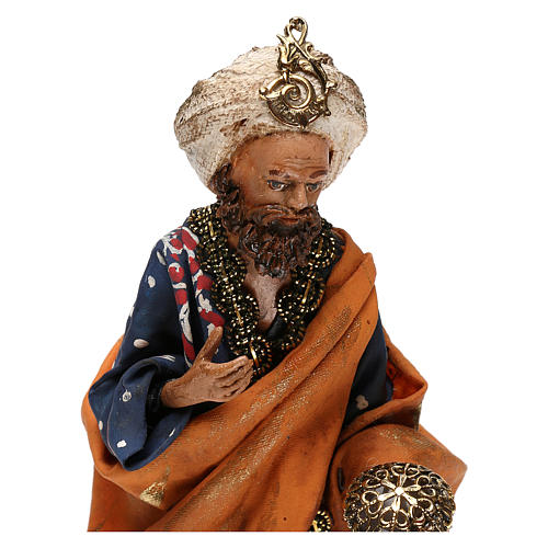 Magio bianco per presepe 13 cm Angela Tripi  8